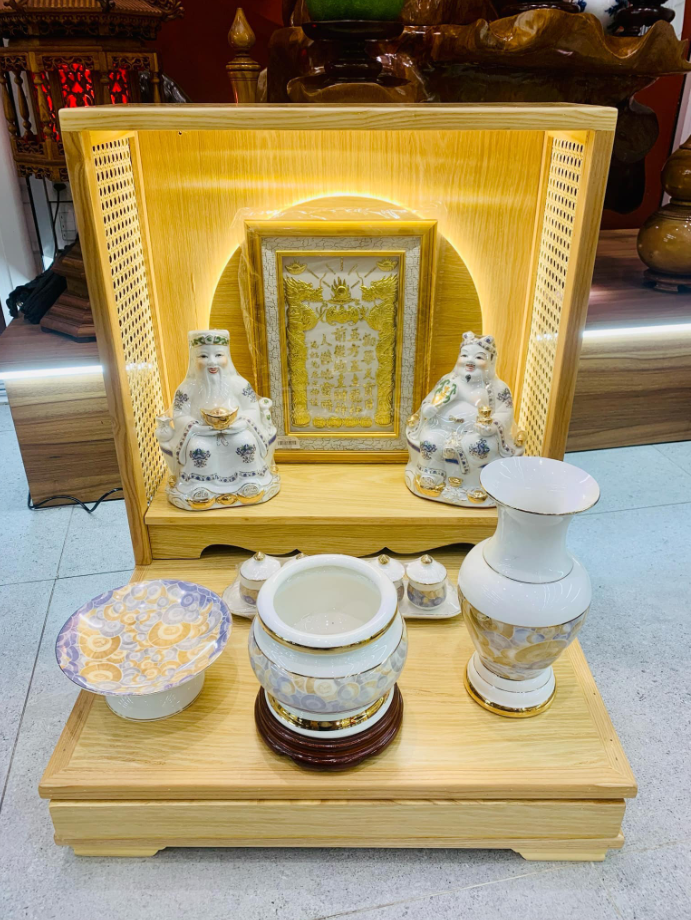 Bài Vị Thần Tài Ông Địa Có Đèn